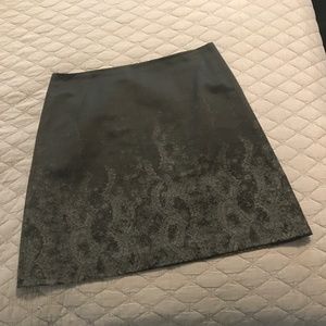 Ellie Tahari a line skirt black grey size 10